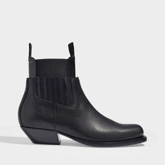 MM6 Maison Margiela 双层设计黑色短靴