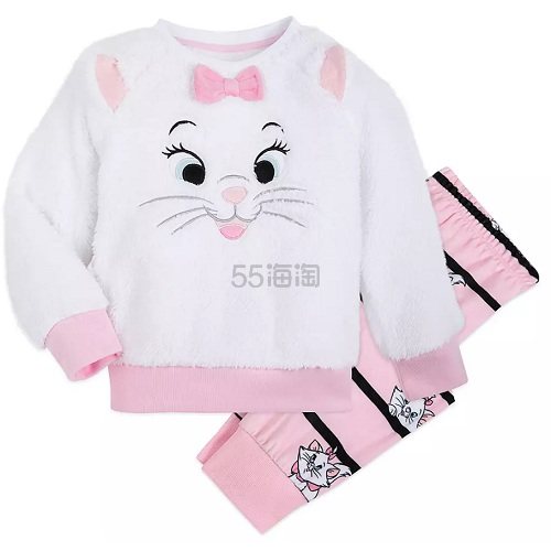 Disney 迪士尼 玛丽猫女孩睡衣套装