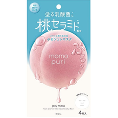 【日亚自营】BCL momo puri 水蜜桃乳酸菌保湿面膜 4片