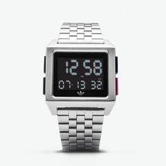 adidas 阿迪达斯 Watches Silver Archive M1 金属表带电子表