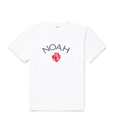 Noah NYC 白色 logo 短袖