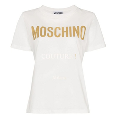 MOSCHINO logo印花女款全棉T恤