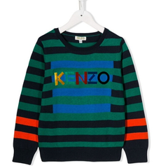 KENZO KIDS logo条纹童款毛衣