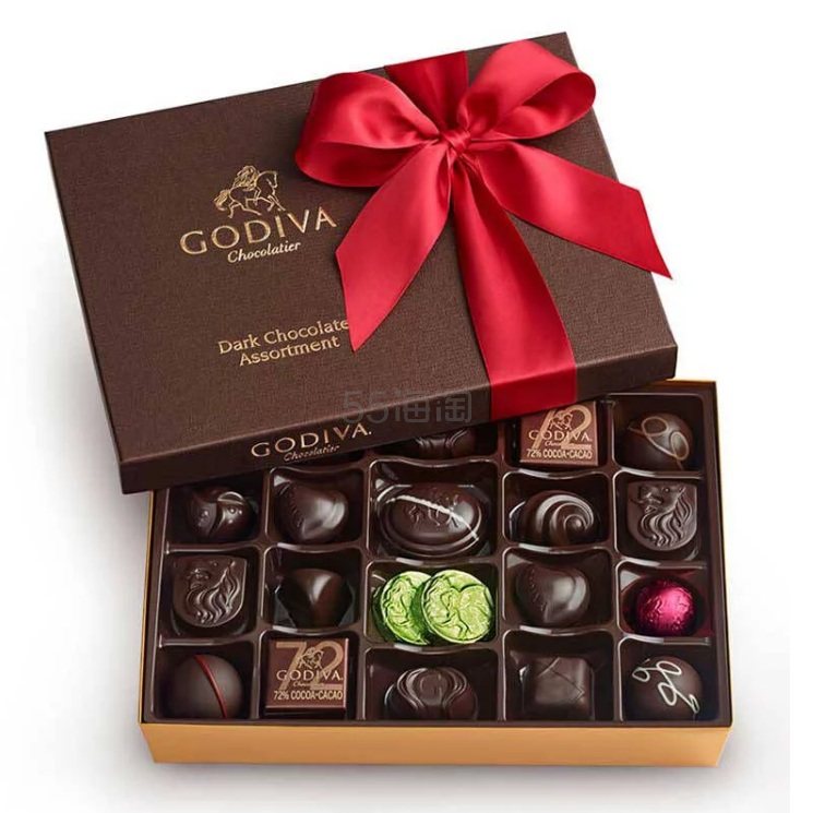 Godiva 歌帝梵 黑巧克力礼盒 27颗