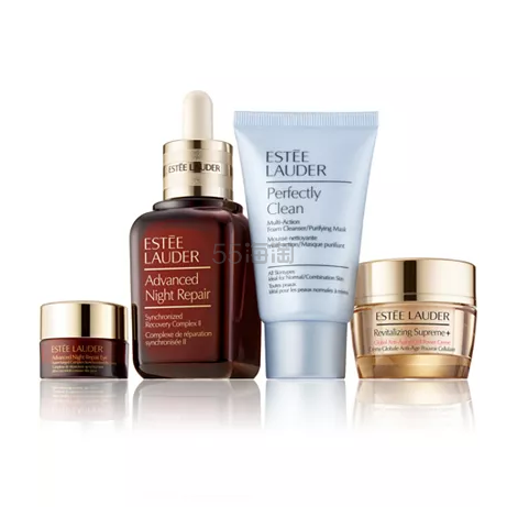 有货！Estée Lauder 雅诗兰黛小棕瓶4件礼包 价值2