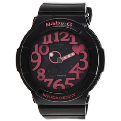 【55专享】好价！Casio 卡西欧 Baby-G 系列 黑粉色女士运动腕表 BGA-130-1BDR
