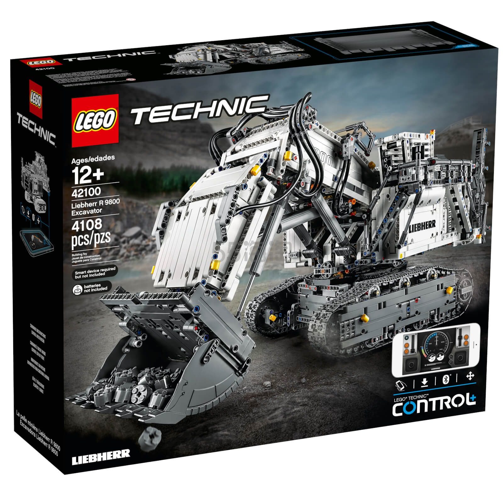LEGO 乐高 科技系列 利勃海尔R9800遥控挖掘机 (42100)