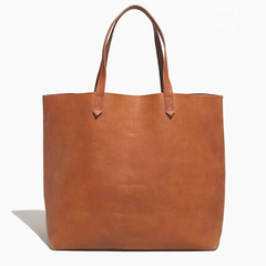 Madewell The Transport Tote 经典棕色手袋