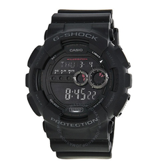 【55专享】小降！Casio 卡西欧 G-Shock 系列 全黑运动腕表 GD100-1B