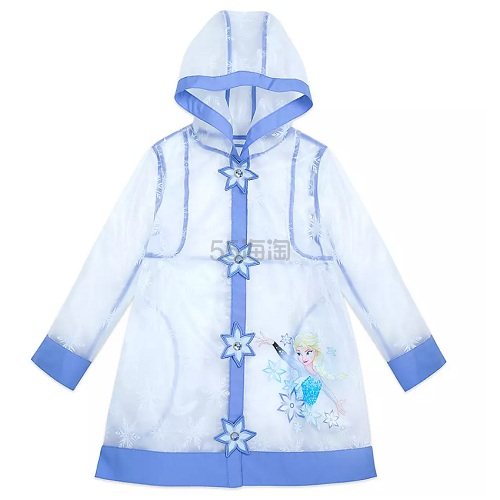 Disney 迪士尼 Elsa 艾莎 儿童雨衣外套