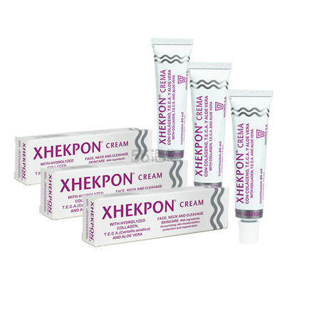 【满减10欧+免邮中国】Xhekpon 西班牙胶原蛋白颈纹霜 40ml*3支装