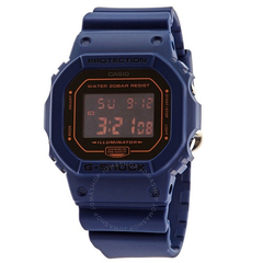 【55专享】Casio 卡西欧 G-Shock 系列 藏蓝色男士运动腕表 DW-5600BBM-2DR