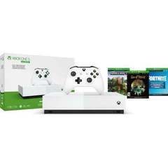 满减$20！Microsoft 微软 Xbox One S 1TB 青春版全数字无光驱版游戏机 附赠3个游戏