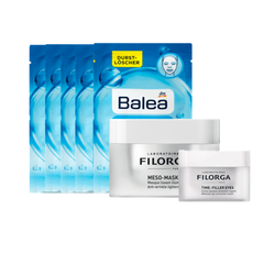 【一套免邮】Filorga 菲洛嘉十全大补面膜 50ml+逆时光眼霜 15ml+Balea Aqua 保湿面膜 5片