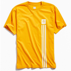 adidas 阿迪达斯 Skateboarding Pillar 黄色T恤