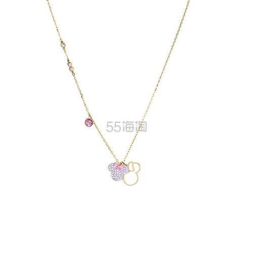 【55专享】Swarovski 施华洛世奇 金色米妮吊坠项链