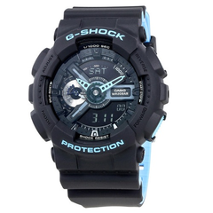 【55专享】Casio 卡西欧 G-Shock 系列 黑色男士运动腕表 GA110LN-1A