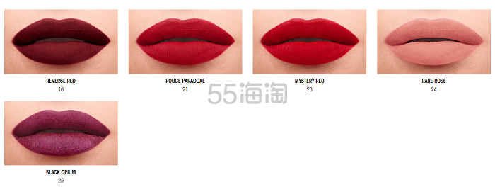 全色号有货！YSL 2018哑光细管小金砖唇膏