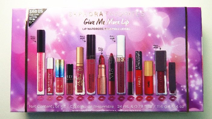 【5姐晒单】Sephora 丝芙兰唇部产品大礼包 Give Me More Lips