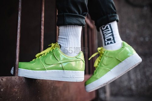 【断码福利】Nike 耐克 Air Force 1 LV8 男子板鞋 荧光绿