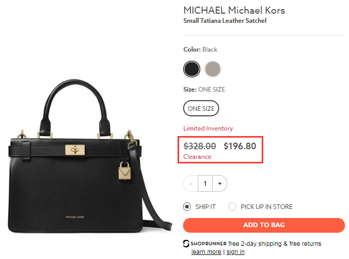 shoprunner michael kors