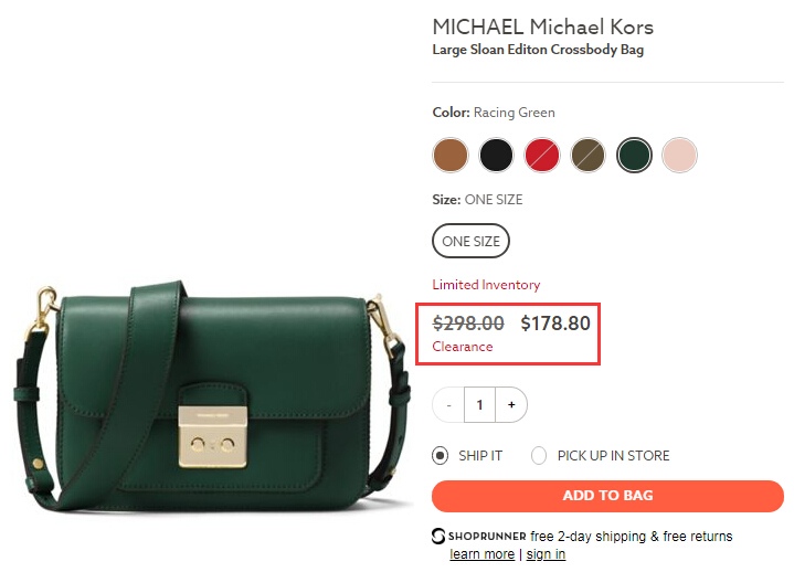 shoprunner michael kors