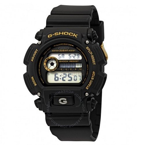【55专享】Casio 卡西欧 G-Shock 系列 黑金男士运动腕表 DW-9052GBX-1A9CR