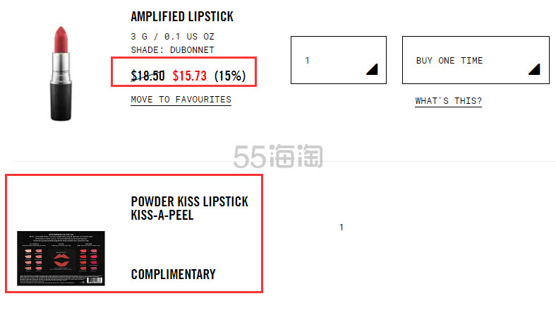 牛血色有货！MAC 魅可*头显色丰润唇膏