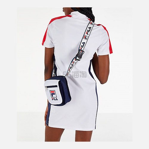 【额外6折】Fila 斐乐 Logo肩带斜挎包