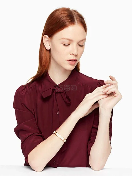 Kate Spade Hole Punch Spade 黑桃镂空手镯