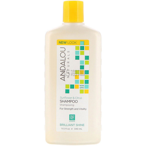 9折 Andalou Naturals 葵花和柑橘洗发水340ml 55海淘