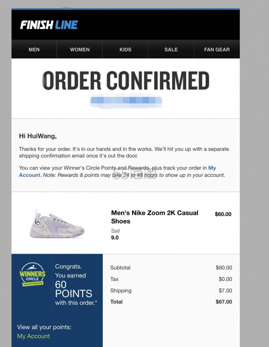 2019年 Finishline 全新注册、下单教程 小白看过来