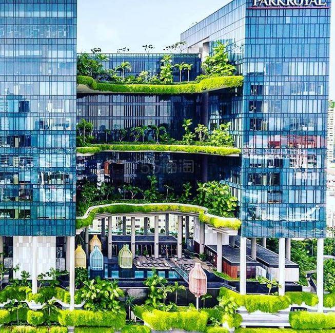 新加坡必打卡地标！Parkroyal on Pickering 皮克林宾乐雅酒店