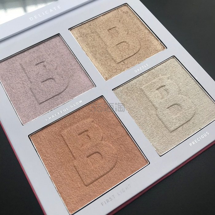 【5姐晒单】Beauty Bay 限量彩色眼影盘，四色高光盘，高光膏