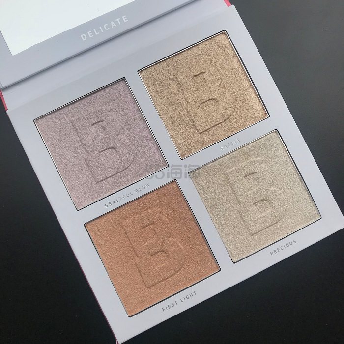 【5姐晒单】Beauty Bay 限量彩色眼影盘，四色高光盘，高光膏