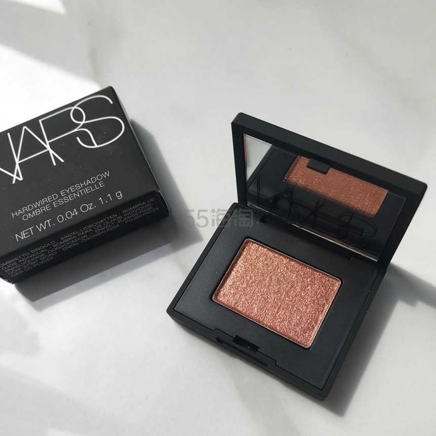 【超美】NARS 单色眼影 #Mendoza 亮片金红棕色