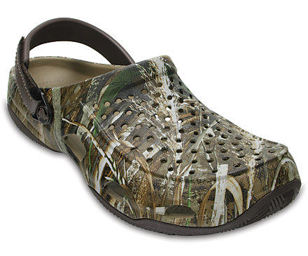 Crocs 卡骆驰 Swiftwater Realtree Max-5 Deck 迷彩洞洞鞋
