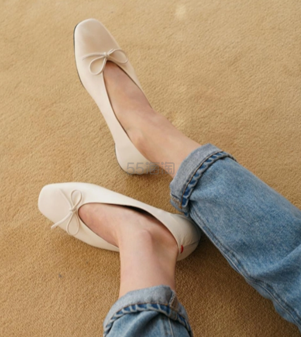 RACHEL COX V型鞋口平底芭蕾舞鞋