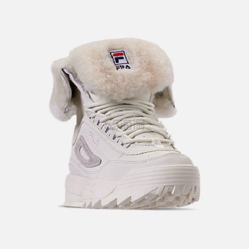 【大码福利】Fila 斐乐 Disruptor 破坏者 女子毛绒高筒运动鞋