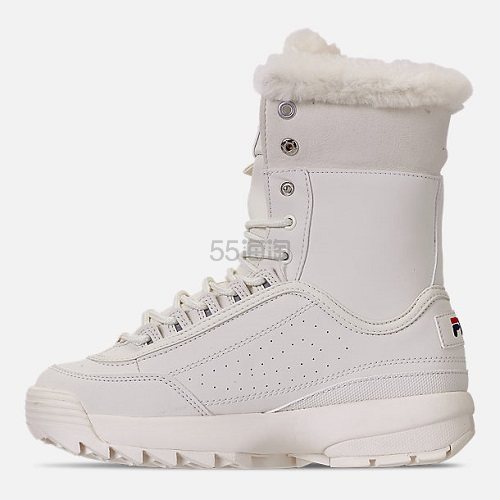 【大码福利】Fila 斐乐 Disruptor 破坏者 女子毛绒高筒运动鞋