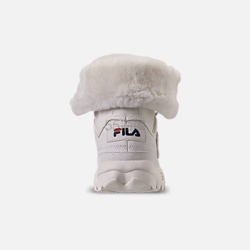【大码福利】Fila 斐乐 Disruptor 破坏者 女子毛绒高筒运动鞋