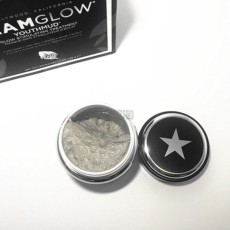 【5姐晒单】内含浮力！Glam Glow 好莱坞女星的秘密 经典黑罐清洁面膜