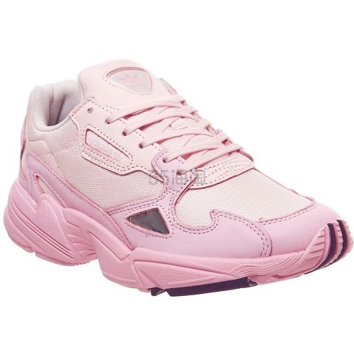 黄金码有！Adidas 阿迪达斯 Falcon 粉色渐变运动鞋