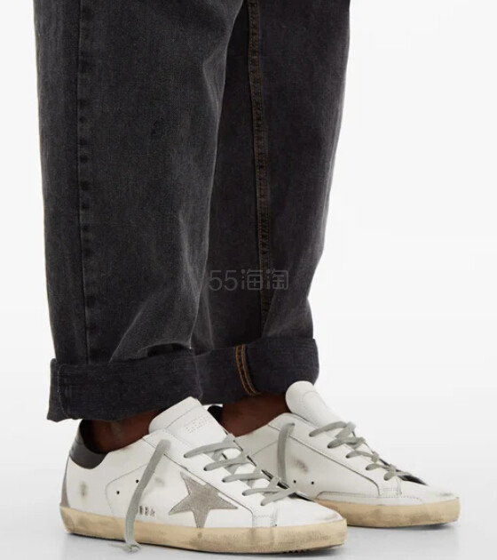GOLDEN GOOSE Superstar 经典黑白配小脏鞋