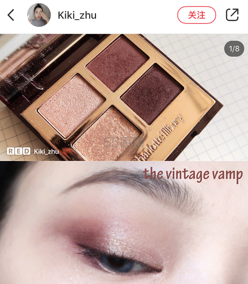 Cult Beauty：Charlotte Tilbury CT 眼影盘 试色合辑