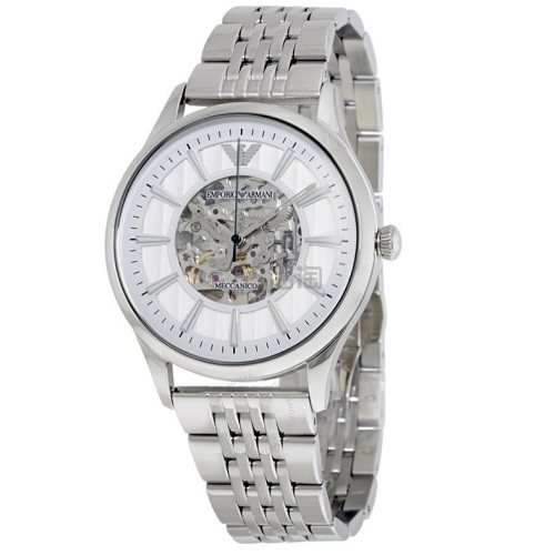 【55专享】Emporio Armani 安普里奥·阿玛尼 Dress 系列 银色男士气质腕表 AR1945