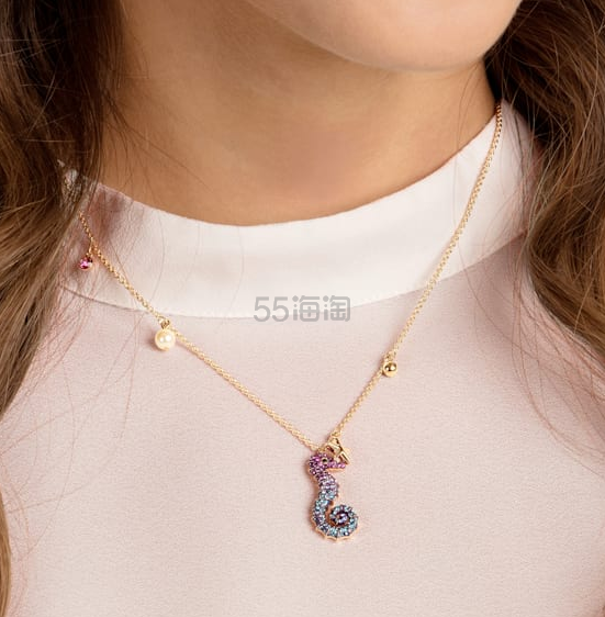 【满0享精美项链】Swarovski Ocean Seahorse 海马项链