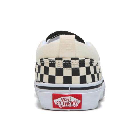 【第2件半价】Vans 万斯 Asher 棋盘格一脚蹬 中、大童款