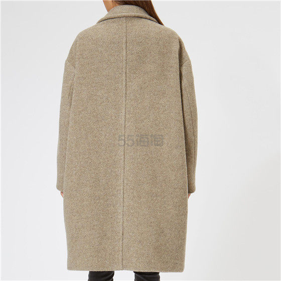 Isabel Marant 全羊毛双排扣大衣