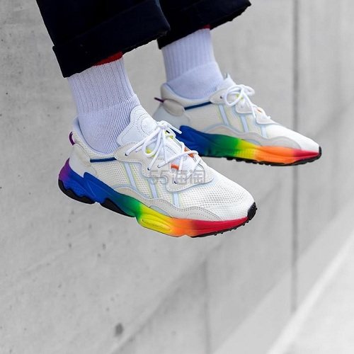 adidas 阿迪达斯 ozweego 彩虹色运动鞋